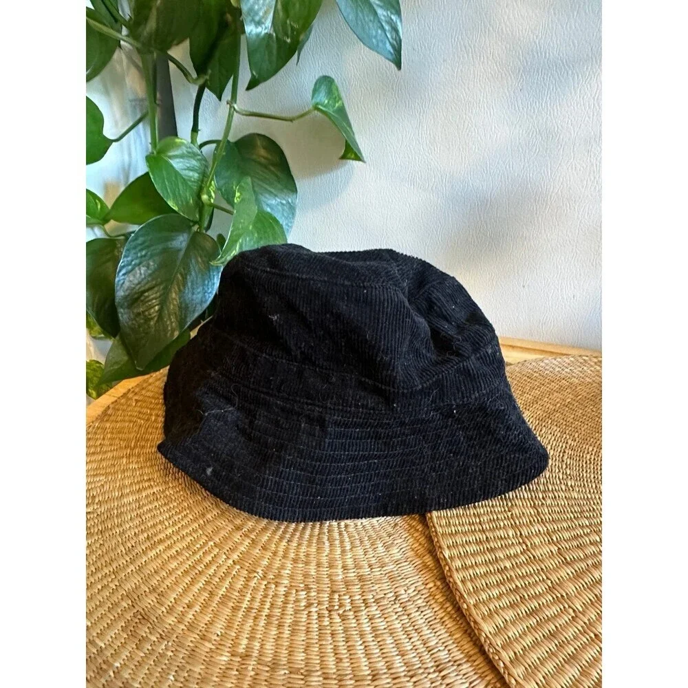 Black Cotton Bucket Hat